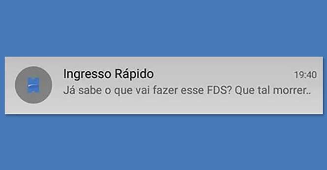 Vezes em que faltou espaço para o texto e você viu as coisas com maldade