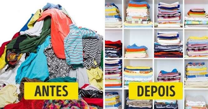 Essas são as melhores formas de dobrar roupa para economizar espaço no guarda roupa