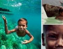 As crianças dessa tribo têm a capacidade de enxergar perfeitamente debaixo d’água