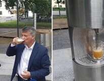 Conheça a primeira fonte de cerveja da Europa