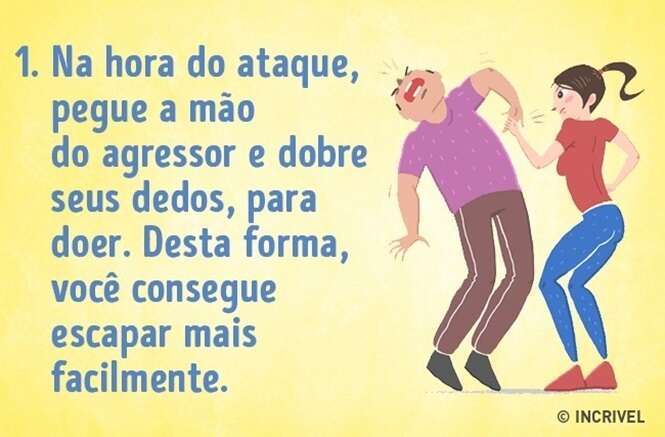 Técnicas de defesa que te ajudam a escapar de situações perigosas Técnicas de defesa que te ajudam a escapar de situações perigosas