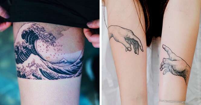 Tatuagens inspiradas em arte que você vai ficar com vontade de fazer