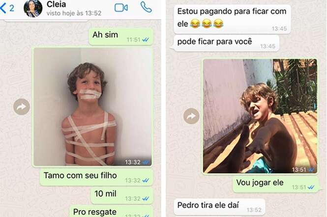 Esse é o resultado de deixar um adolescente cuidando do irmão mais novo