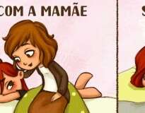 Ilustrações mostram como sentimos saudades de nossas mães quando nos tornamos adultos