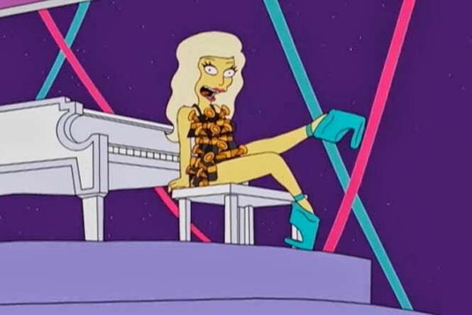 Simpsons “previu” o show de Lady Gaga no Super Bowl