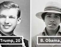 10 presidentes dos EUA quando eram jovens