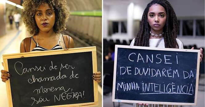 Projeto retrata mulheres negras e as coisas que elas cansaram de escutar