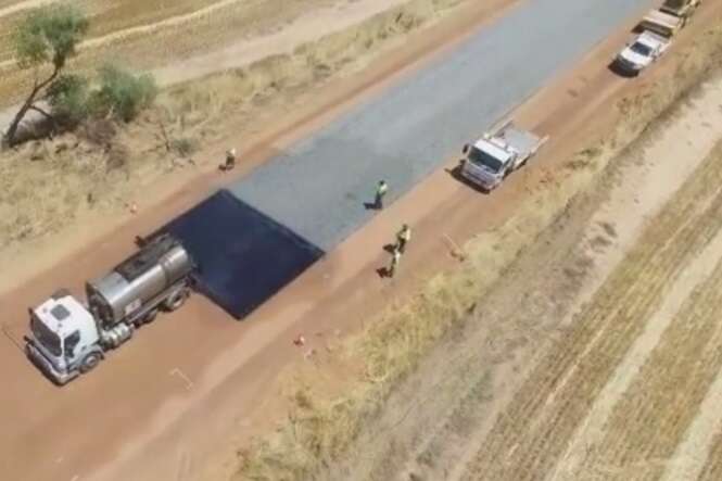 Vídeo mostrando pavimentação de estrada na Austrália vai te hipnotizar