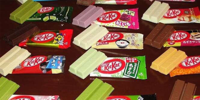 Sabores de Kit Kat vendidos exclusivamente no Japão