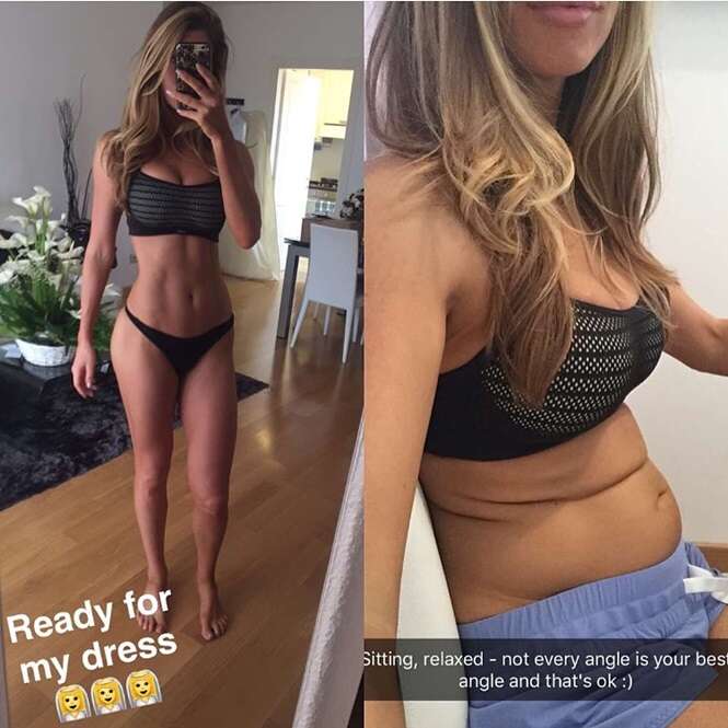 Como são modelos fitness quando não estão posando para fotos no Instagram
