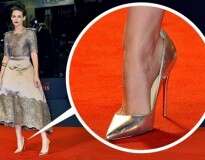Saiba o motivo de as famosas usarem sapatos de tamanhos maiores do que realmente calçam
