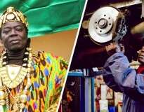 Este rei africano se tornou mecânico na Alemanha