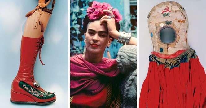 Veja itens do guarda-roupa de Frida Kahlo que ficaram escondidos por quase 50 anos