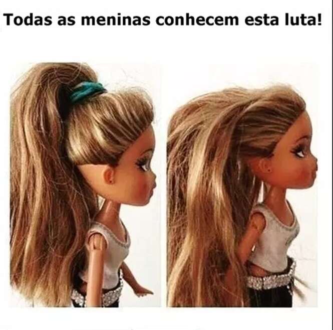 Fotos que quem tem cabelo curto nunca vai entender