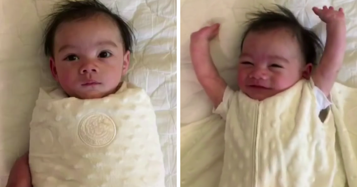Vídeo: este bebezinho se tornou sensação na internet pela maneira como acorda