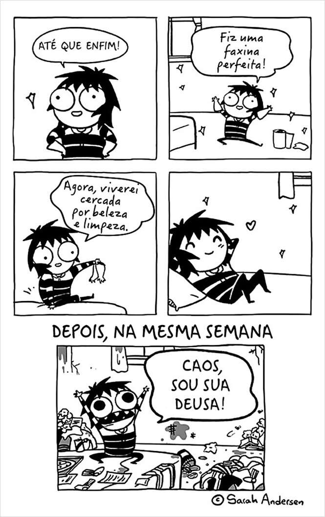 Quadrinhos que retratam fielmente a vida adulta