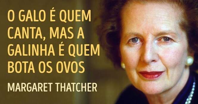 Frases sensacionais de Margaret Thatcher, a “dama de ferro”