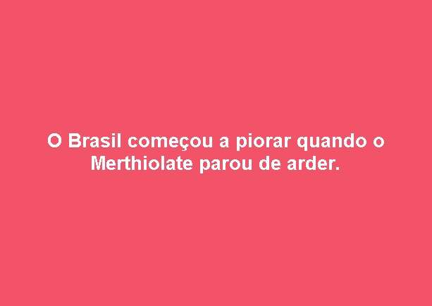 Momentos nos quais o nosso país começou a sair dos trilhos