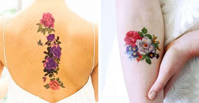 Lindas tatuagens florais que você vai querer fazer agora