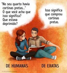 12 imagens para você constatar se és de humanas ou de exatas