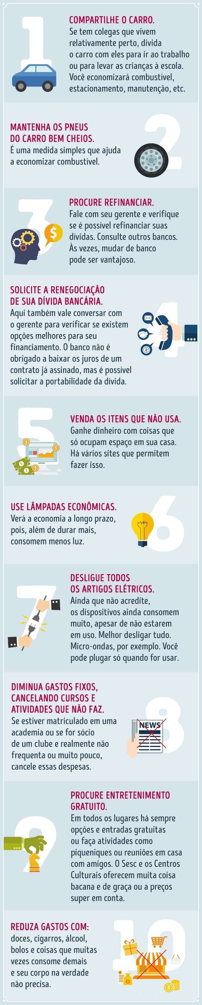 Dicas simples para gastar menos