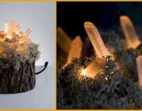 Designer cria pequenas e adoráveis luminárias inspiradas na natureza