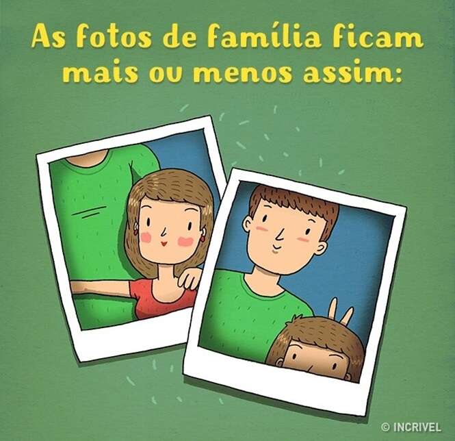 Comics mostrando como é ter um cônjuge mais alto