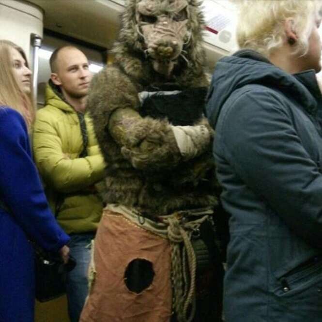 Coisas bizarras que só são vistas no metrô da Rússia