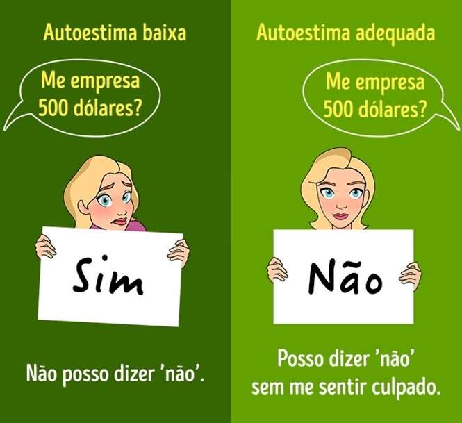 Formas de distinguir a autoestima baixa da autoestima adequada