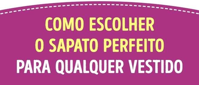 Aprenda a escolher o sapato perfeito de acordo com o vestido