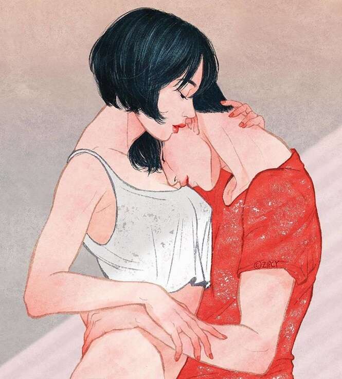 Este ilustrador coreano retrata tão bem o amor e a intimidade que quase podemos senti-los