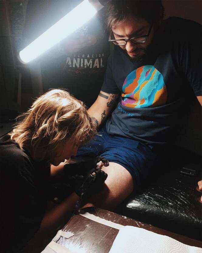 Este tatuador de 12 anos é sensacional, e seus desenhos falam por ele