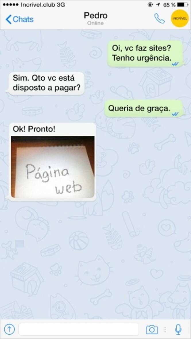 Provas de que lidar com clientes jamais será entediante