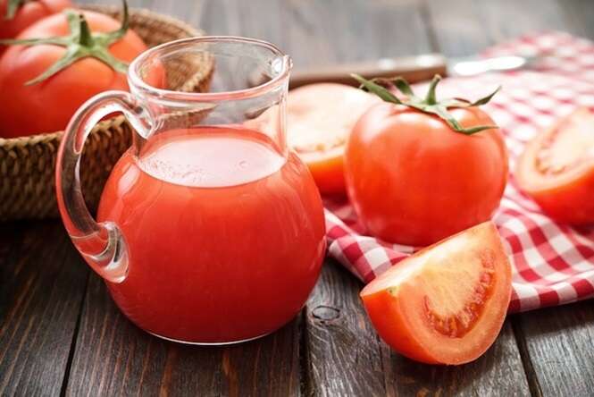 Para distúrbios do fígado, o suco de tomate é um ótimo remédio caseiro