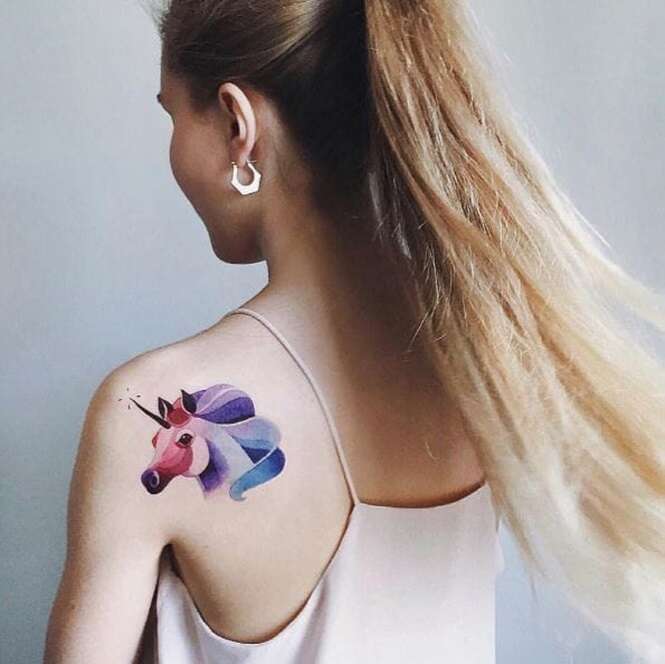 Tatuagens de aquarela que são verdadeiras obras de arte