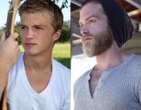 17 antes e depois provando que os homens ficam muito diferentes sem barba