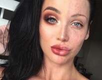 Nova tendência no Instagram: mulheres postam fotos metade maquiadas