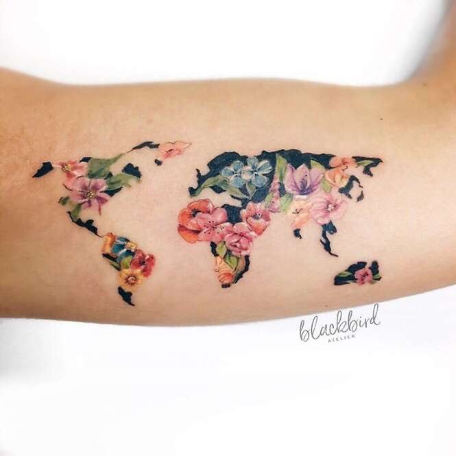 Tatuagens incríveis para quem gosta de viajar