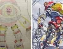 Pai transforma desenhos dos filhos em fantásticos personagens de anime