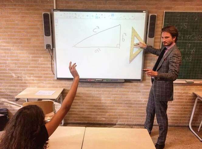 Este é, provavelmente, um dos professores de matemática mais quentes que você já viu