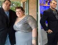 20 fotos que mostram casais antes e depois de perderem peso juntos