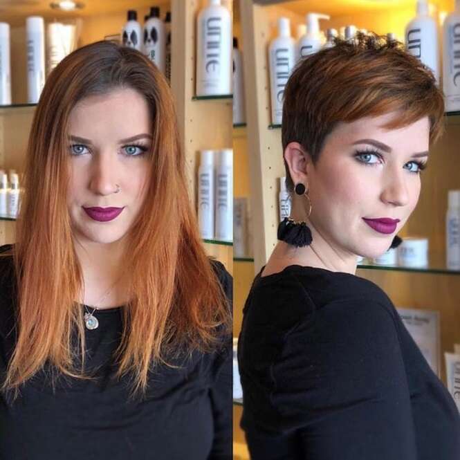 Mulheres que não tiveram medo de mudar o corte de cabelo e que ficaram maravilhosas