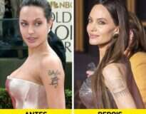 10 celebridades que cobriram tatuagens antigas dando novo significado a elas