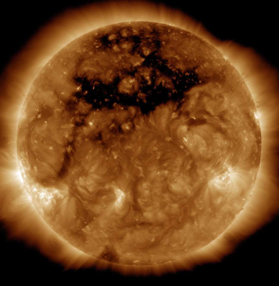Buraco na Atmosfera do sol pode lançar ventos fortes na Terra