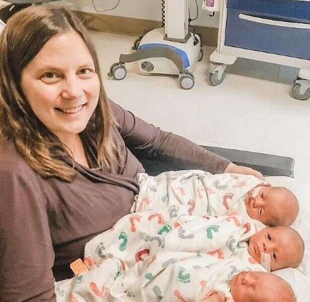 Mulher só descobre no sétimo mês de gestação que está grávida de trigêmios