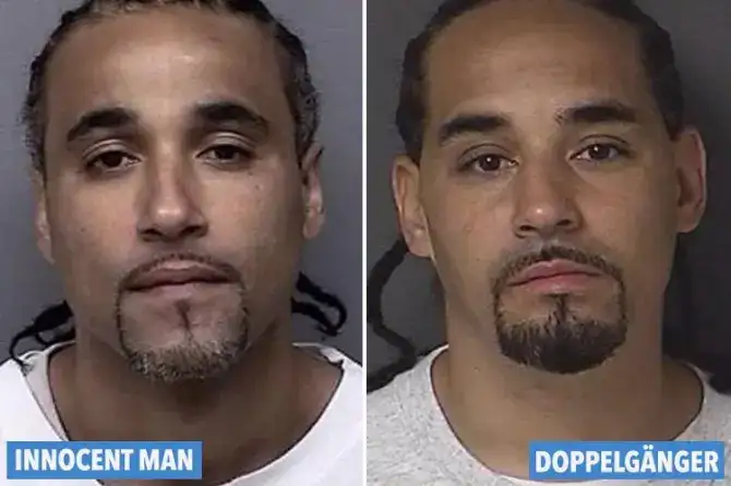 Homem fica 17 anos preso até polícia encontrar estranho de mesmo nome e idêntico a ele