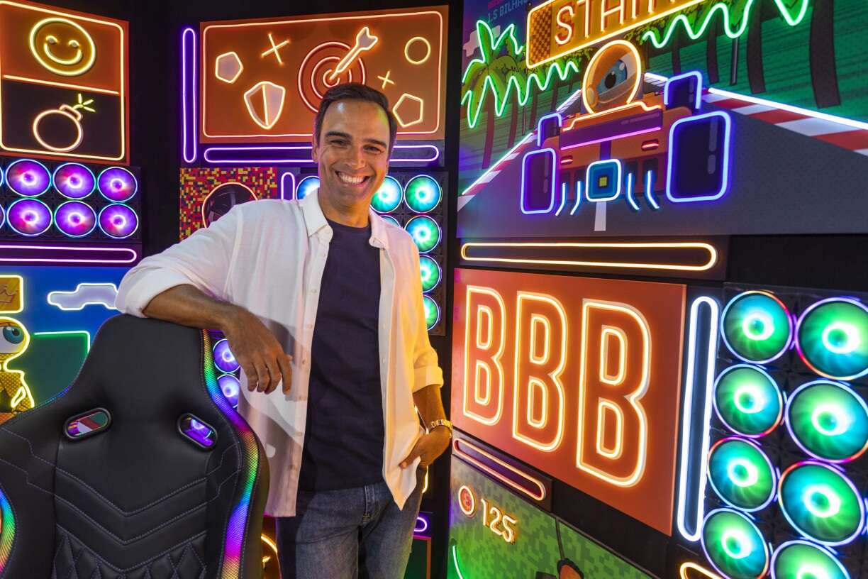 Tadeu Schmidt no BBB - Big Brother Brasil