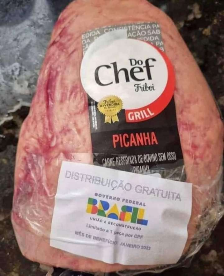 imagem de picanha fornecida pelo governo lula repercute nas redes sociais