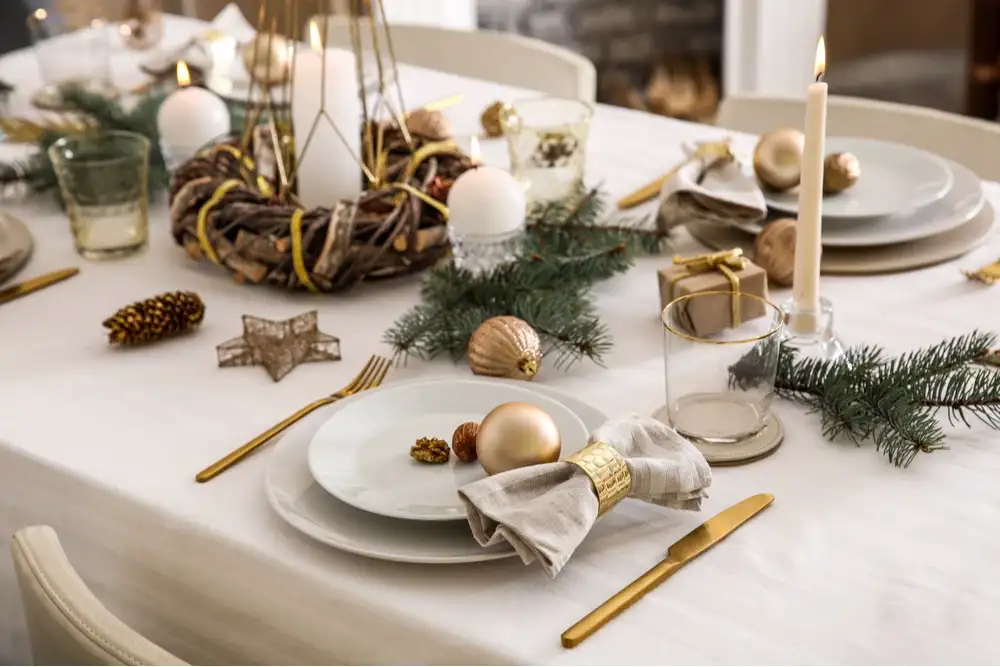 Ideias criativas para decorar a mesa de natal