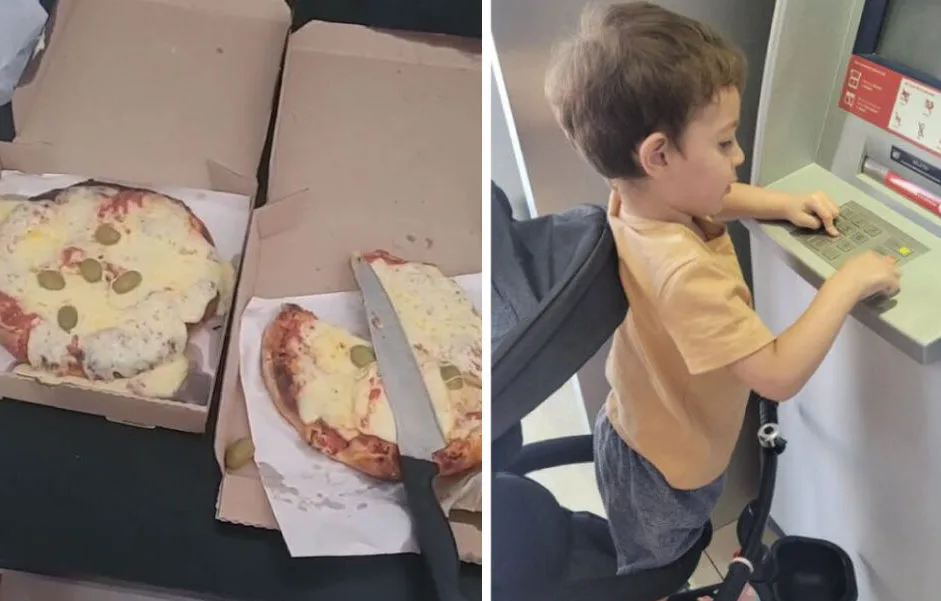 Menino de 10 anos gasta 10 mil em pizza enquanto pai dormia